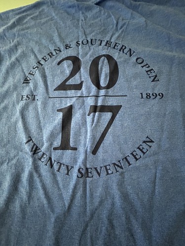 Cincinnati OPEN Western & Southern Open 2017 Mens Sz Large T-Shirts NWT 5 Colors - Picture 10 of 26