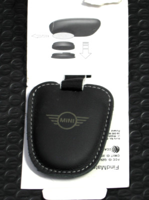 Mini Cooper Find Mate Key Chain/Finder - Leather - #84108784972 New!