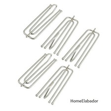 CURTAIN HOOKS METAL PIN PINCH PLEAT Strong Silver Clip Pleat Hooks for Curtains