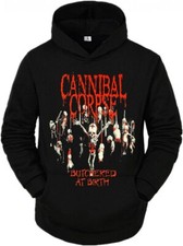 Cannibal Corpse Butchered Death Metal Band Men's Black Hoodie