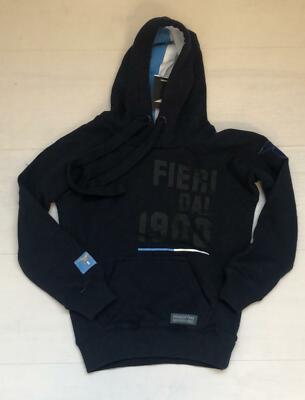 1673/138 MACRON SS LAZIO M13 FELPA CAPPUCCIO TASCHE LINEA FAN UOMO