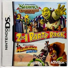  Manual Only Dreamworks Party Pack Nintendo DS Excellent Original