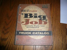 1956 57 Ford Tk Chassis Parts & Accessories Catalog - Series 700-900 Form 7596