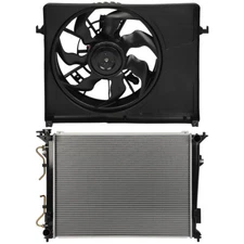 Electric Radiator Cooling Fan Kit For 2006-2009 Hyundai Sonata 3.3L 3342CC V6