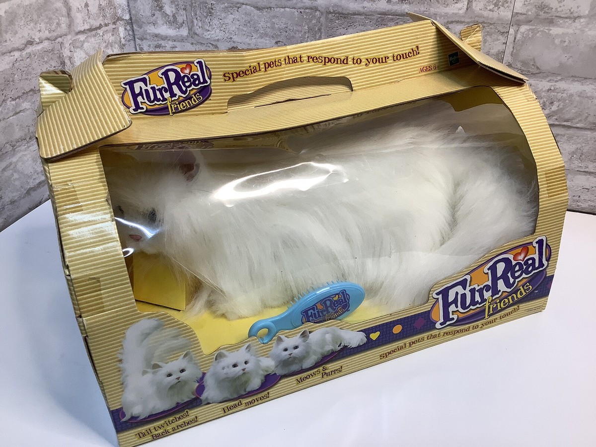 FurReal ChocoLash ホワイトリード Fur Real Friends Cat White Hasbro Rare Electronic Interactive