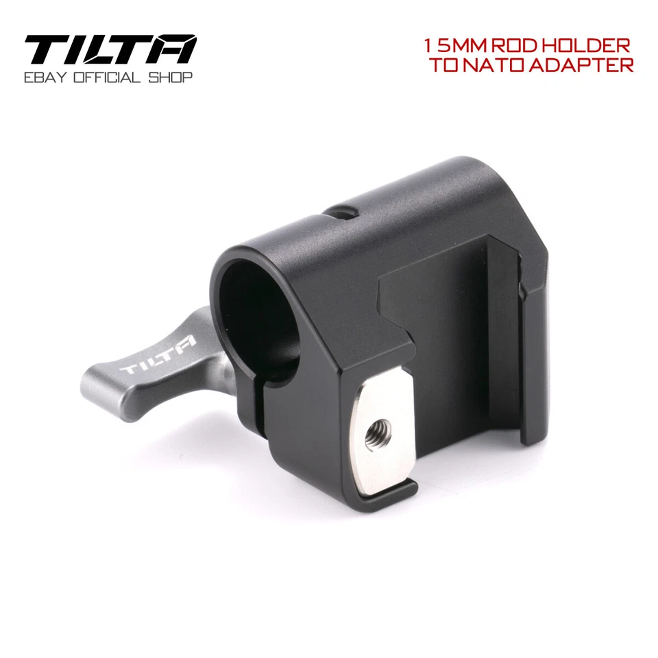 Tilta 15mm Rod Holder to NATO Adapter Filmkamera SIDE Mounting Bracket Mount Kit