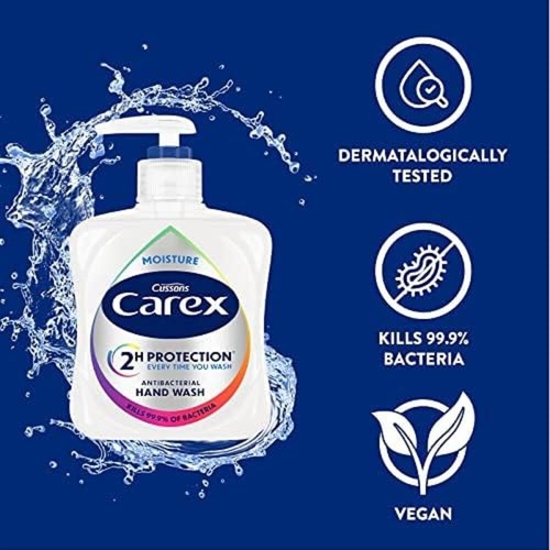CAREX ANTIBAC DERMA CARE HAND WASH 250ML CHOOSE FRAGRANCE - Picture 12 of 31