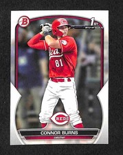 2023 Bowman Draft - Connor Burns 1st Bowman #BD-159 Reds Prospect