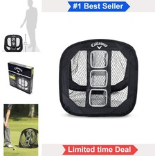 Golf Chipping Net 25x25 Inch Pop Up Practice Net with Built In Targets For