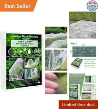 Garden Barrier Netting, Plant Covers 10x10Ft Ultra Fine Mesh Netting Protect ...