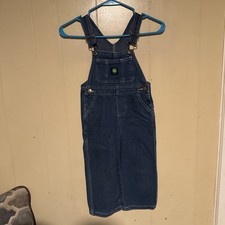 Boys Girls 4T John Deere Overalls 100 Cotton