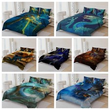 3D Dragon Background Quilt Cover Duvet Cover Comforter set