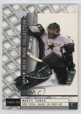 2002-03 Upper Deck Mask Collection Team Saviors /590 Marty Turco #95 n1u