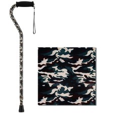 Designer Walking Cane with Offset Handle, Lightweight Adjustable Walking Stic...