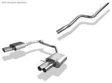  Duplex Racing-Komplettanlage Skoda Octavia 2.0TDI 5E je 2x70mm