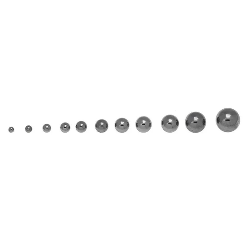 100개입 스틸 루즈 베어링 볼 교체 부품 (1-12mm, 자전거/사이클링용) 2