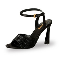 Versace Womens Strass Gold Medusa Ankle Strap...