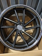 22x10.5 Xo Luxury Wheels 5x120 Directional Set Of 4 Brushed Chrome Lip