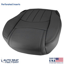 2013-2017 For Buick Enclave Leatherette Perf Driver Bottom Replacement Cover Blk