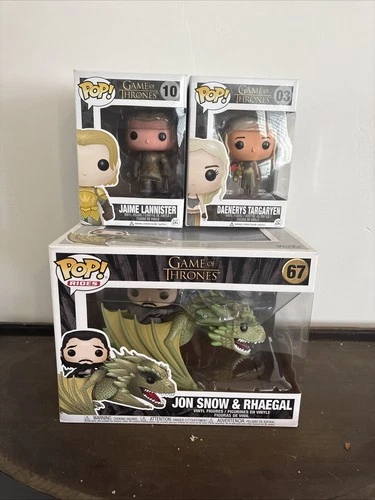 Funko Pop! Vinyl: Game of Thrones:  Jon Snow & Rhaegal #67 Dragon w/ Daenerys 03