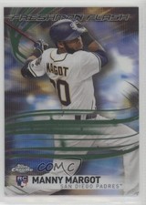2017 Topps Chrome Freshman Flash Green Refractor 77/99 Manny Margot #14 3c7