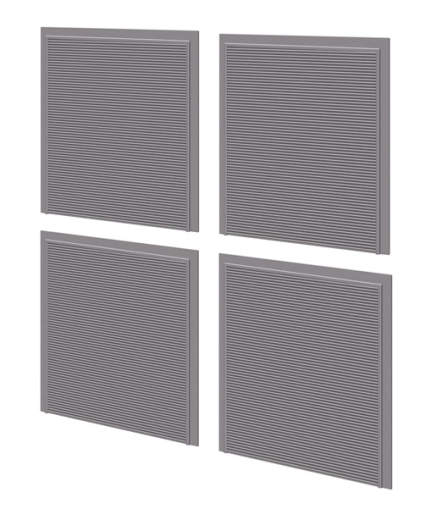 Wills SSM313 Roller Shutter Doors Detail Pack (4 per pack) Plastic Kit OO Gauge