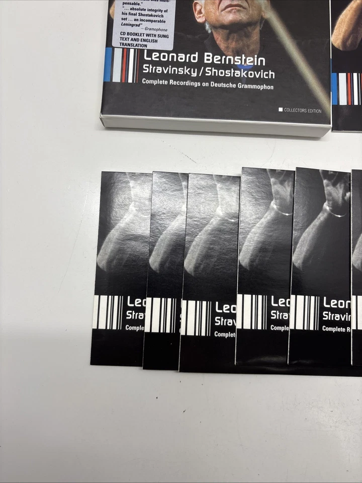 Leonard Bernstein Stravinsky/Shostakovich 6 CD Set Foto 4 de 4