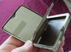 Vintage lot of 2 ladies compacts silver gold toned Voulpte 1 is unbranded Good — photo 5