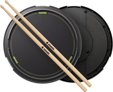 Drum Practice Pad 12 Inches Quiet Drum Pad W/ Removable Snare Simulation
