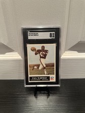 Paul Warfield, Rookie Card, 1965 Philadelphia #41, HOF - SGC 8 - NM-MT