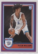 2022-23 Panini NBA Hoops Rookies Purple Jaylin Williams #269 0bc1