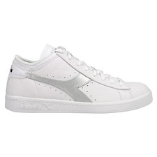 NEW Diadora Game Row Cut Metal Leather Lace Up | White | 11M Men | $110 AUC