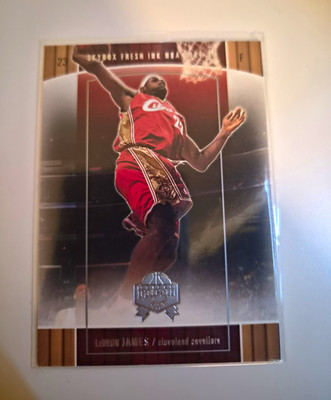 Fleer 2003-04 Skybox Fresh Ink - LeBron James - Cleveland Cavaliers - #28 NBA