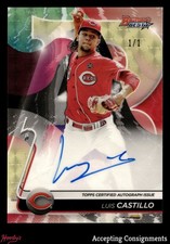 2020 Bowman's Best of '20 Autographs Superfractors #B20LC Luis Castillo AUTO 1/1