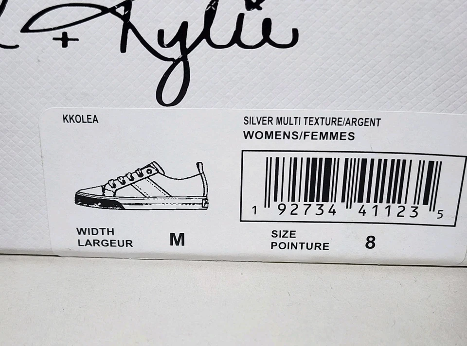 Kendall + Kylie Sneakers Shoes Women Olea Fitness Casual Fashion Glitter 8M - Image 3 of 4