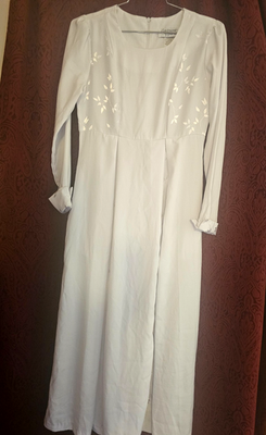 white elegance lds temple dresses The Margaret Lace Temple Dress main image 1