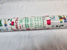 1994 Market Place Opus n' Bill Christmas Gift wrap-30 sq Ft unopened