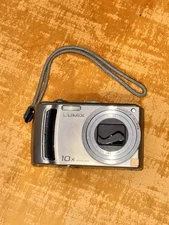 Panasonic LUMIX DMC-TZ5 9.1MP Digital Camera - Working - Lens Cover Issue