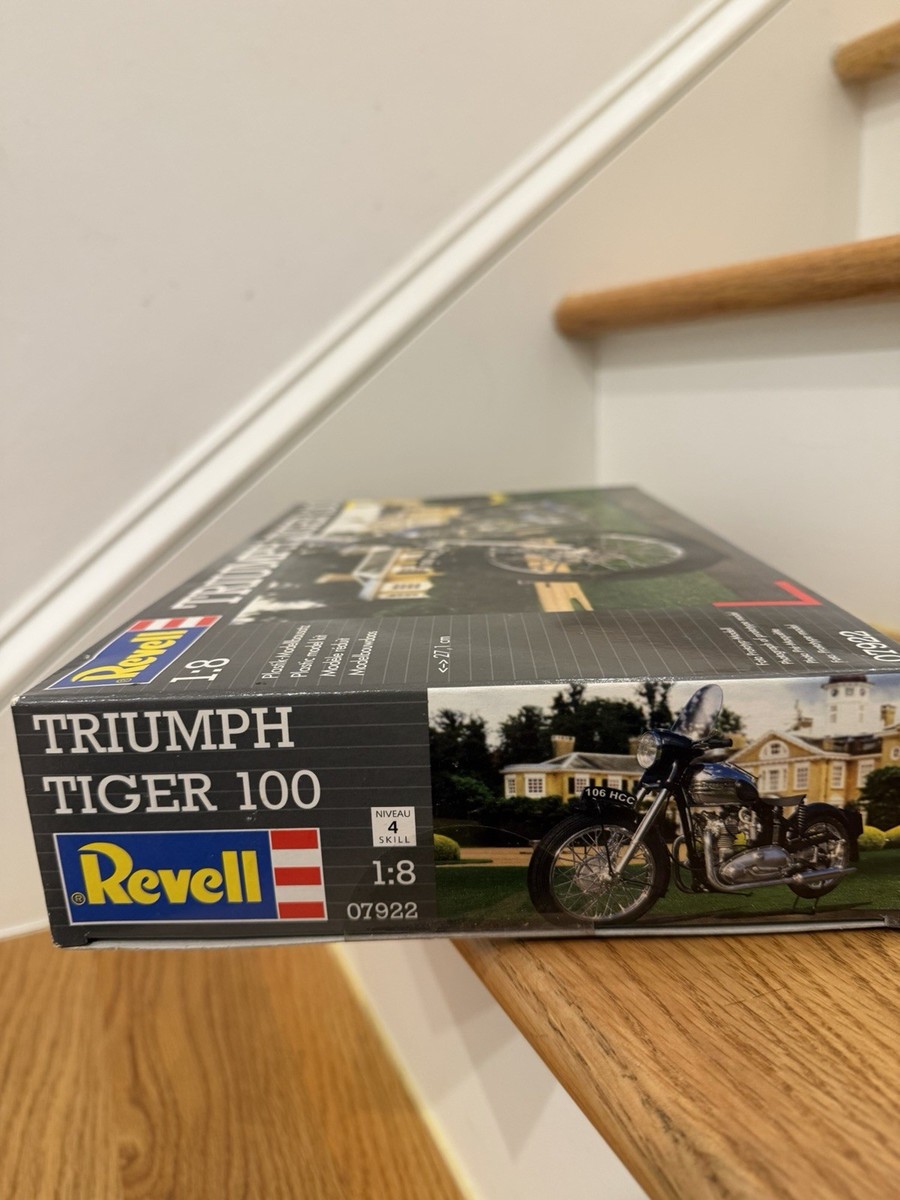 Vintage Revell Triumph Tiger 100 Model Kit 1/8 Scale New! | eBay