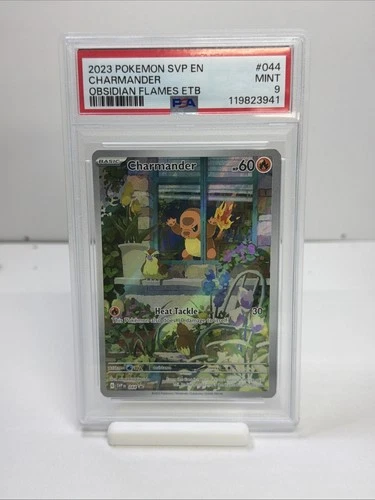 Pokémon Charmander 044 Sv: Scarlet & Violet Promo Cards Promo Holo 2023 PSA 9