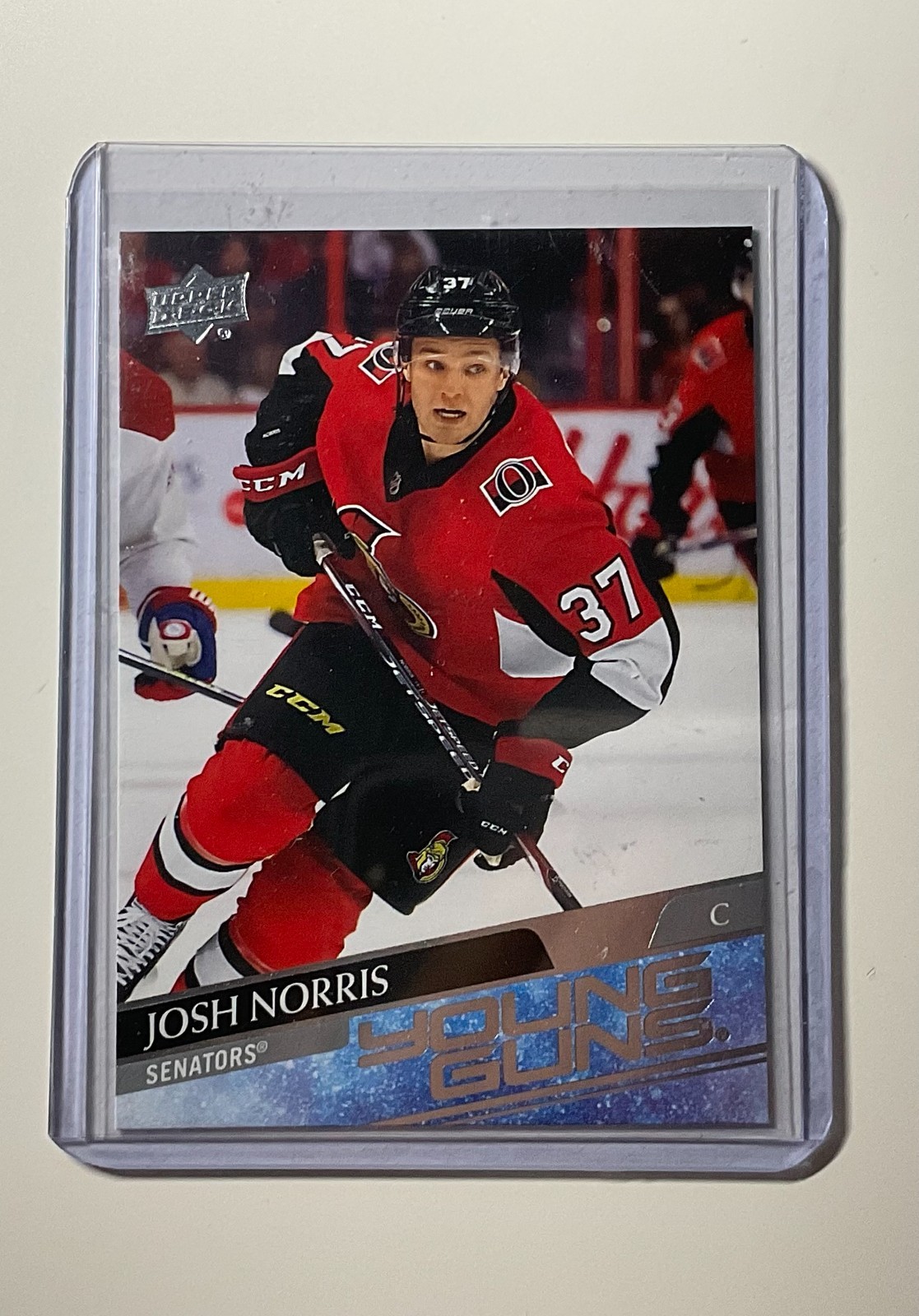 Josh Norris 2020-21 Upper Deck Series 1 Young Guns #209 Ottawa Senators