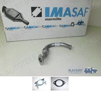 Imasaf Auspuff Hosenrohr, Abgasrohr für Renault Clio II Kangoo + Rapid