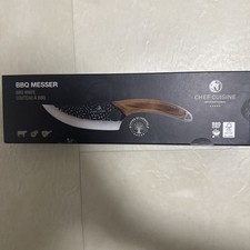 BBQ Fleischmesser mit Griff aus Olivenholz Neu - 2.11 6115 S22