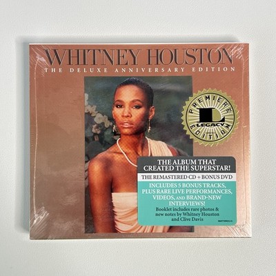 Whitney Houston Deluxe Anniversary Edition CD DVD Dealed Remastered Debut Arista