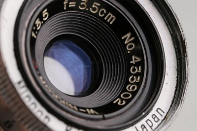 Nikon Nippon Kogaku W-Nikkor.C 35mm F/3.5 Lens for Leica L39