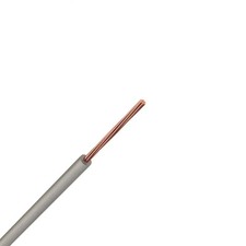 1.5mm 16AWG Single Core H07Z-R Flex Cable Grey 1m