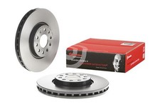 2x Bremsscheibe PRIME LINE - UV Coated BREMBO 09.B635.11 für SEAT VW SHARAN 7N2