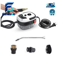 Dampfreiniger 2500W Tragbar Hochtemperatur Mit BüRstenköPfen FüR KüChe Auto