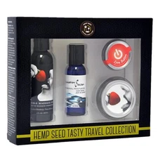 Earthly Body Tasty Travels Set Strawberry | Mini Massage Oils Gift Set