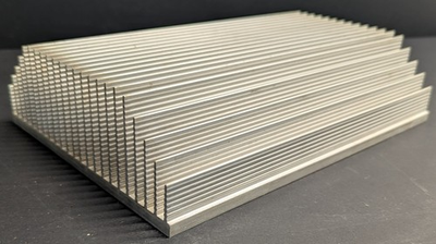 #ad Big Aluminum Heatsink 10 3 4quot; x 7 3 4quot; x 2 3 4quot; 6lb 4oz With Mounting Holes $42.75